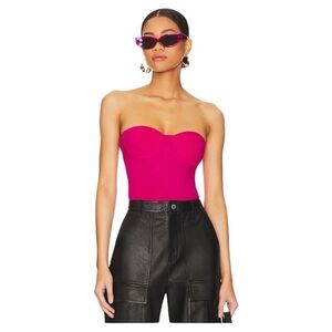 superdown Pink Strapless Top
